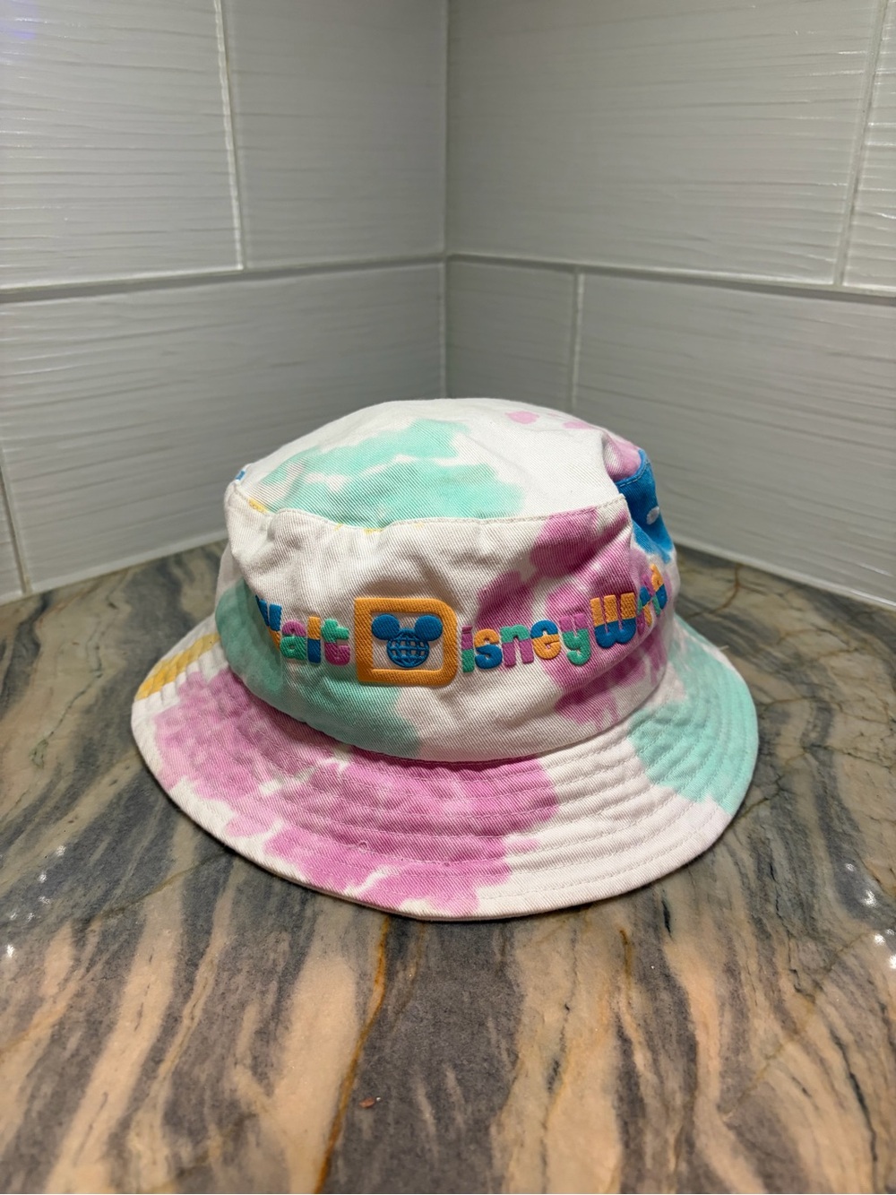 Disney Parks WDW Spirit Jersey Tie-Dye Walt Disney World Retro Bucket Hat